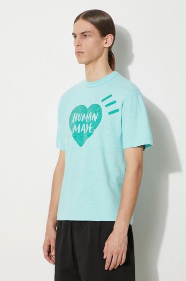 Tričko Human Made Graphic Print T-Shirt Tyrkysová | HM27CS006, 3