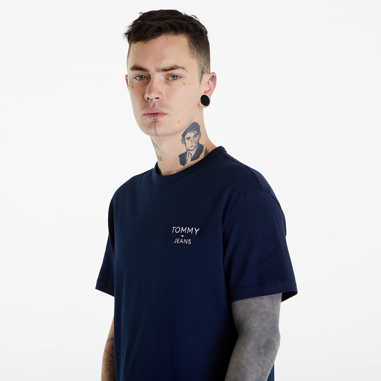 Tričko Tommy Hilfiger Reg Corp Tee Ext Blue Modrá | DM0DM18872 C1G, 1