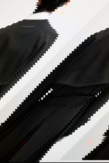 Trenčkot Maison Margiela MM6 Maison Margiela Belted Coat Čierna | SH0AA0009, 4