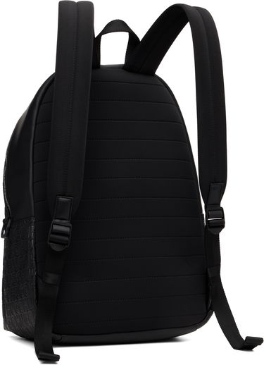 Batoh BOSS Hugo Embossed-Logo Faux-Leather Backpack Čierna | 50552901, 2