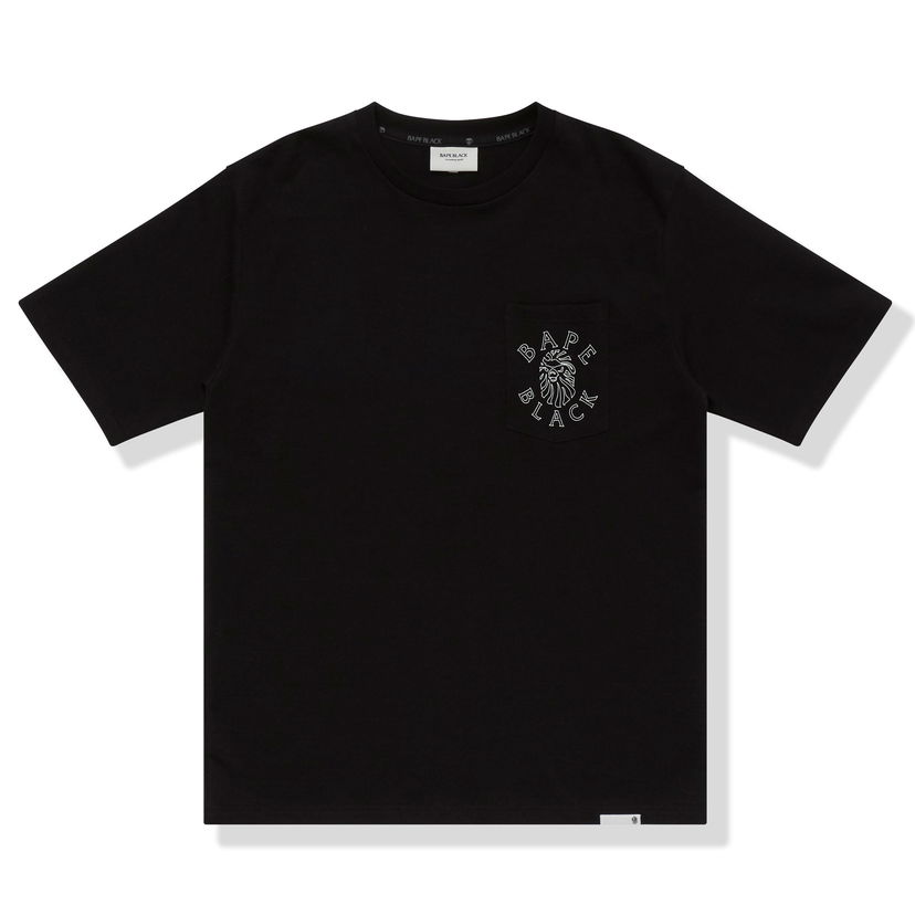 Tričko BAPE BAPE BLACK Logo Pocket Tee Black Čierna | 1I20-109-006 BK