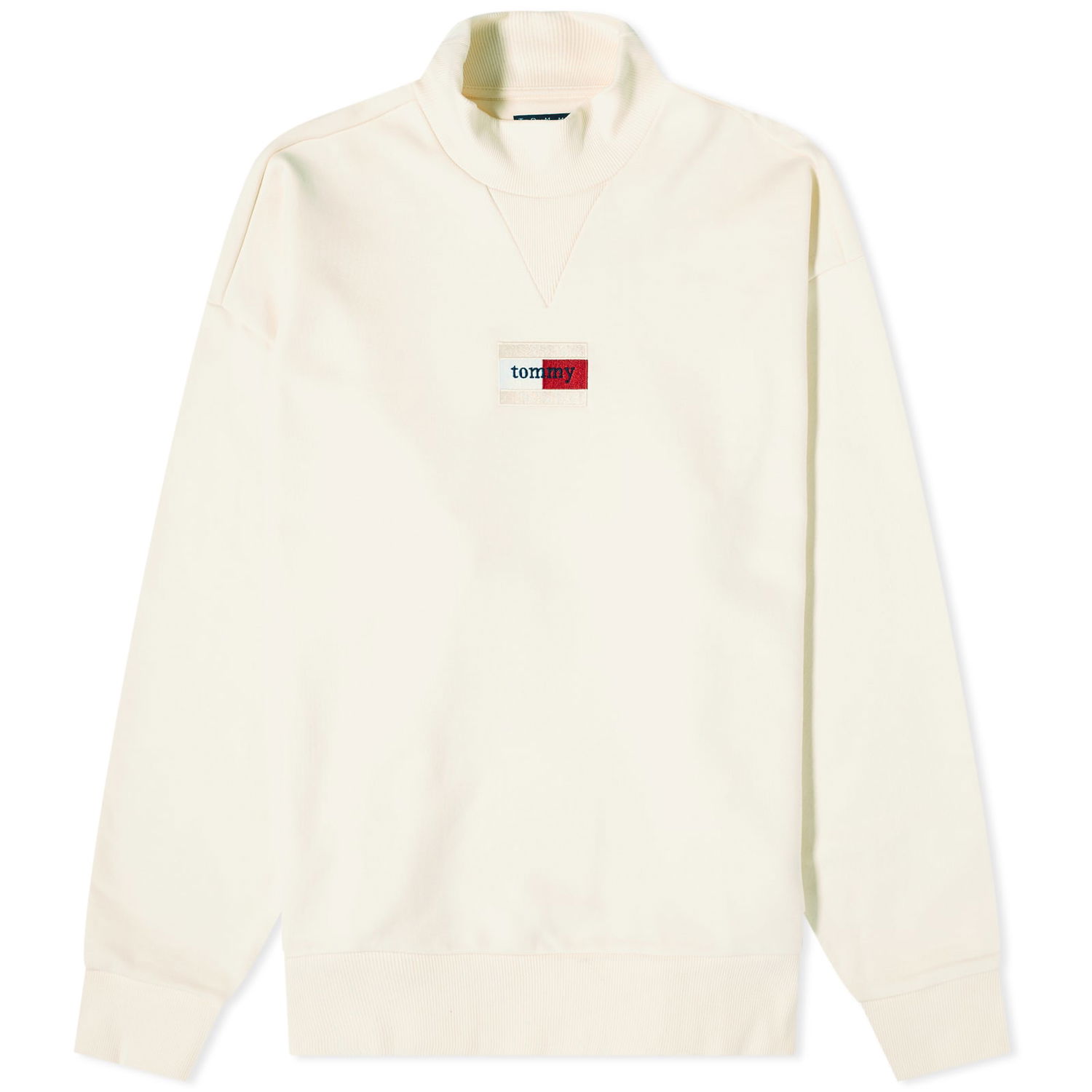 Mikina Tommy Hilfiger Essential Mockneck Béžová | DM0DM16518ZQE, 0