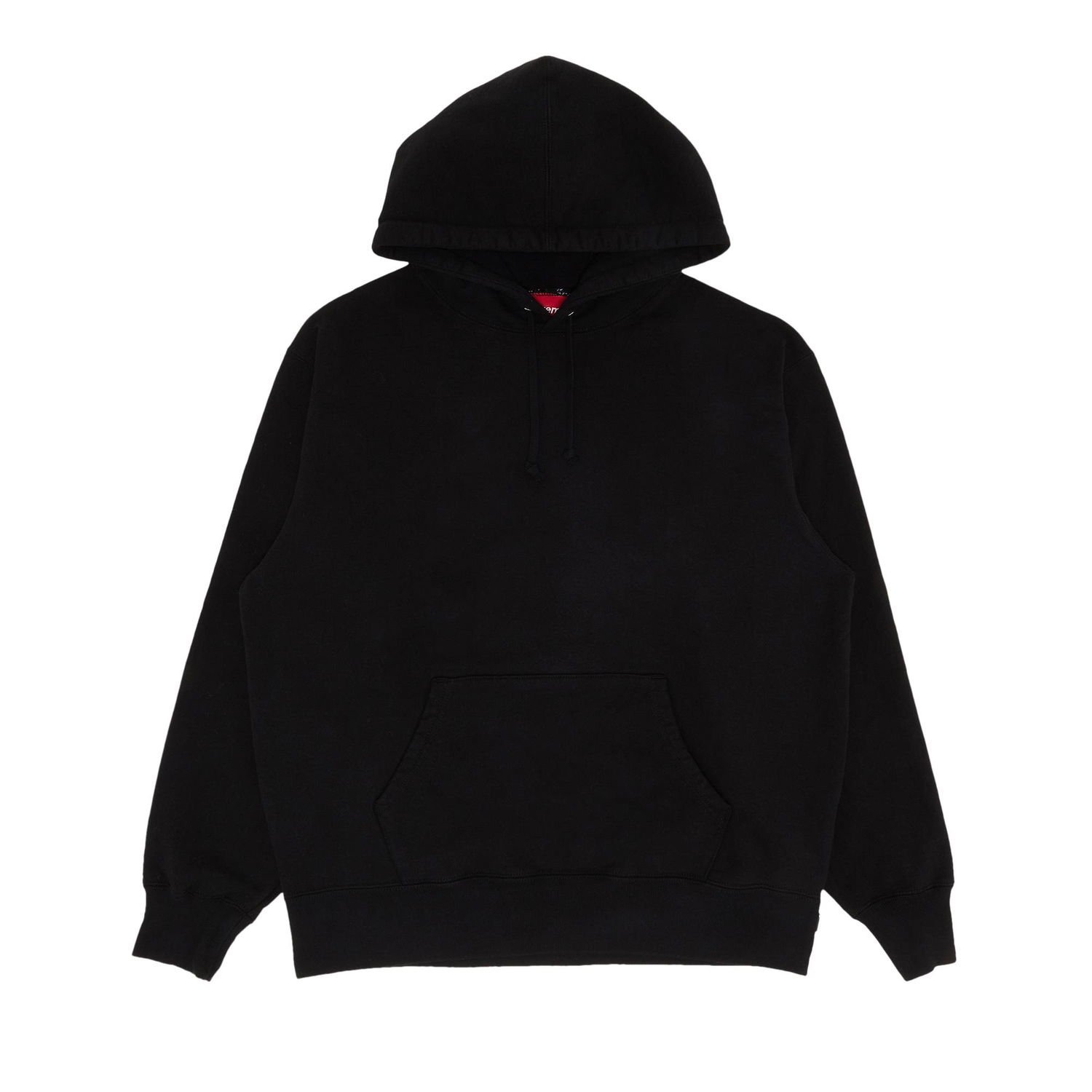 Mikina Supreme Satin Applique Hooded Sweatshirt Čierna | FW22SW34 BLACK, 1