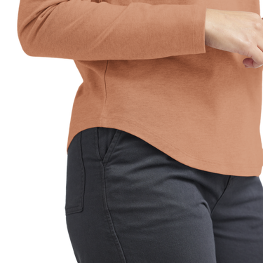 Tričko Allbirds Merino Long Sleeve Tee, Size XS Oranžová | A12106W, 1