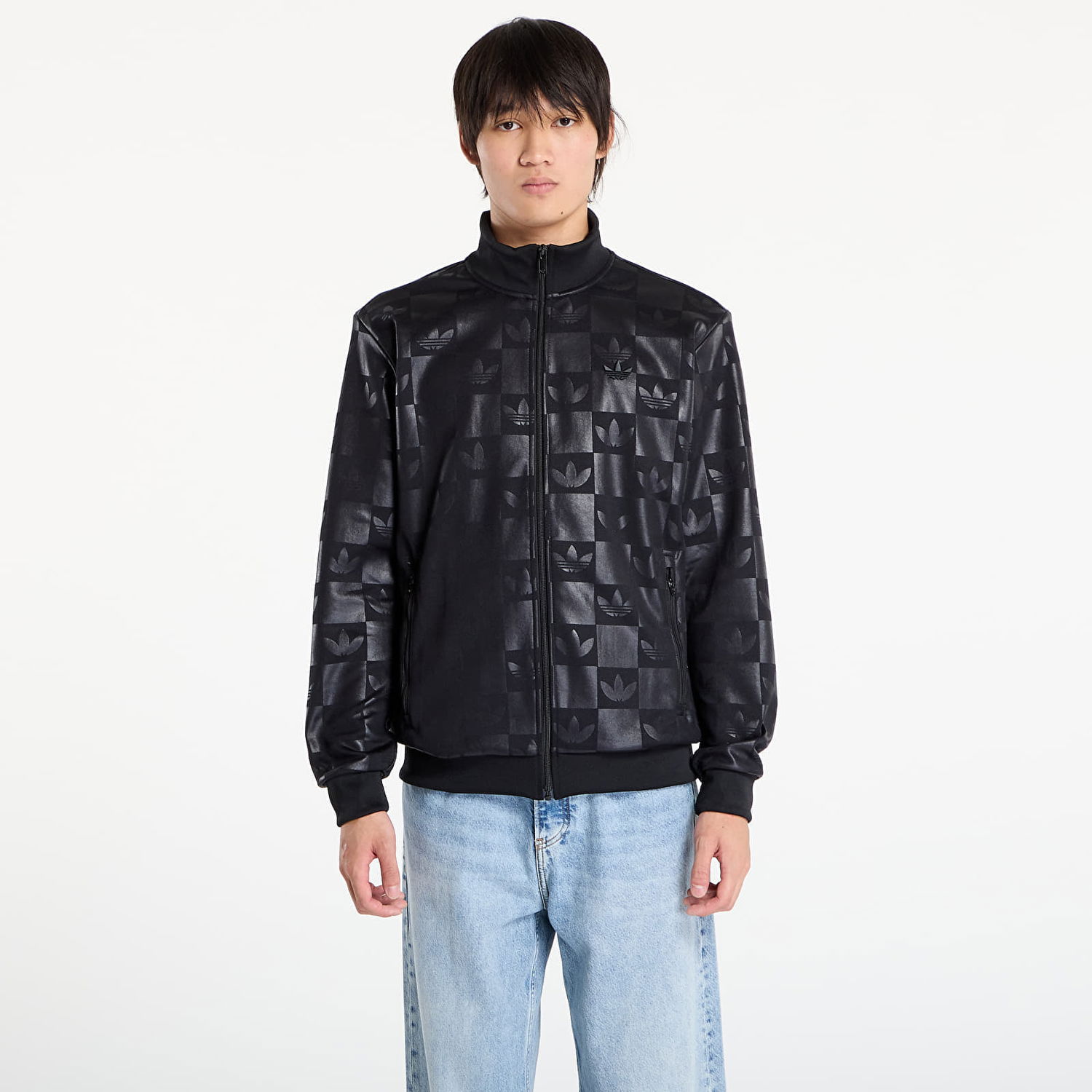 Súprava adidas Originals adidas Monogram All Over Print Regular Track Top Čierna | JY2981, 0