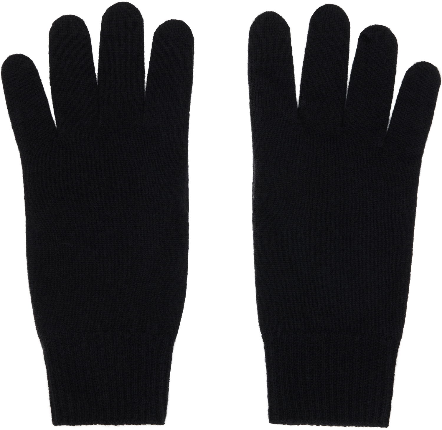 Rukavice The Row The Row Leomarie Knit Gloves Čierna | 10072-Y556, 0