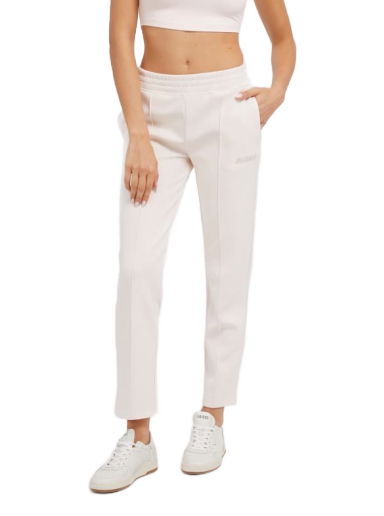 Tepláky GUESS Faux Suede Straight Pants Béžová | V3RB25KBC00