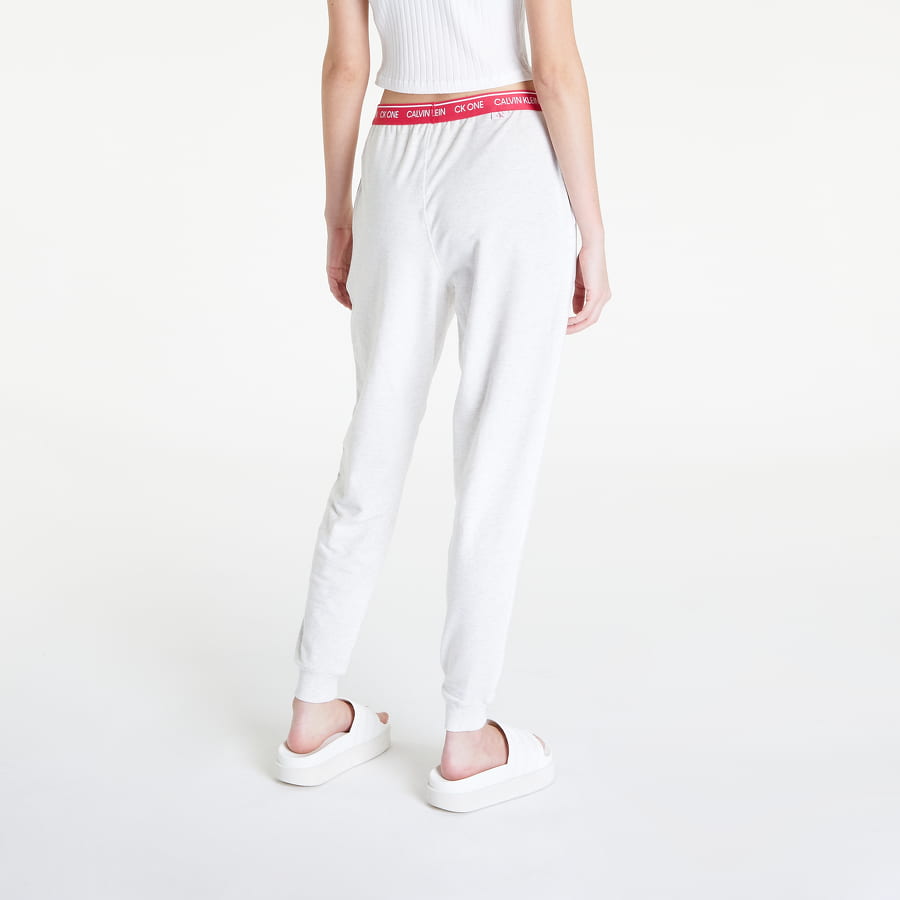 Pyžamo CALVIN KLEIN Ck1 Lounge Ft Jogger Biela | QS6429E P74, 1