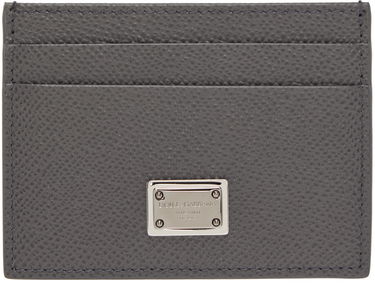 Peňaženka Dolce & Gabbana Black Logo Plaque Card Holder Čierna | BP0330AG219, 0