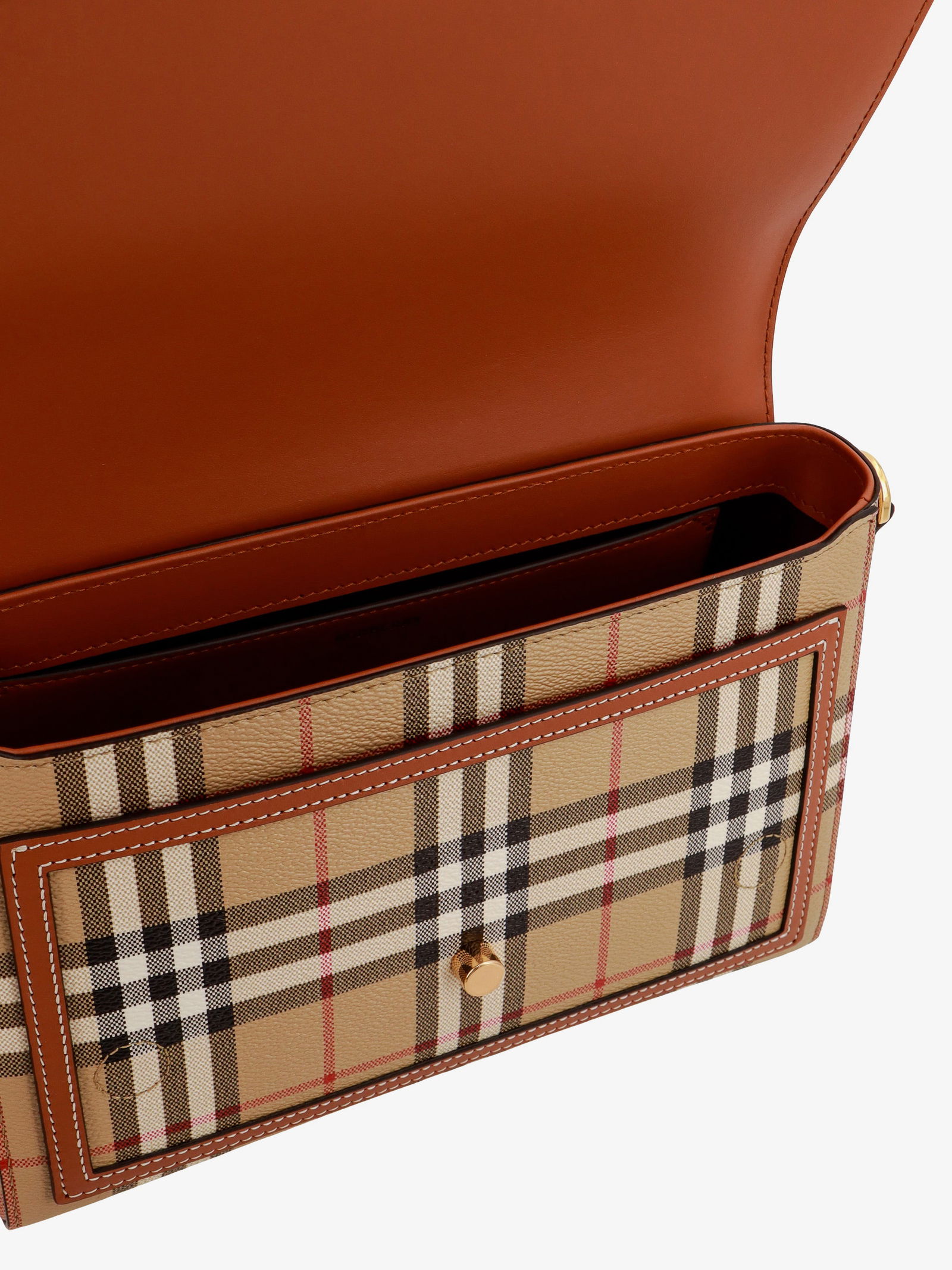 Burberry Vintage Check and Leather Crossbody Bag