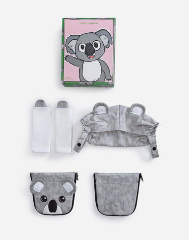 Ponožky Dolce & Gabbana Dolce & Gabbana Koala Baby Carrier Cover Set Biela | LCJA09G7QUDS9000, 0