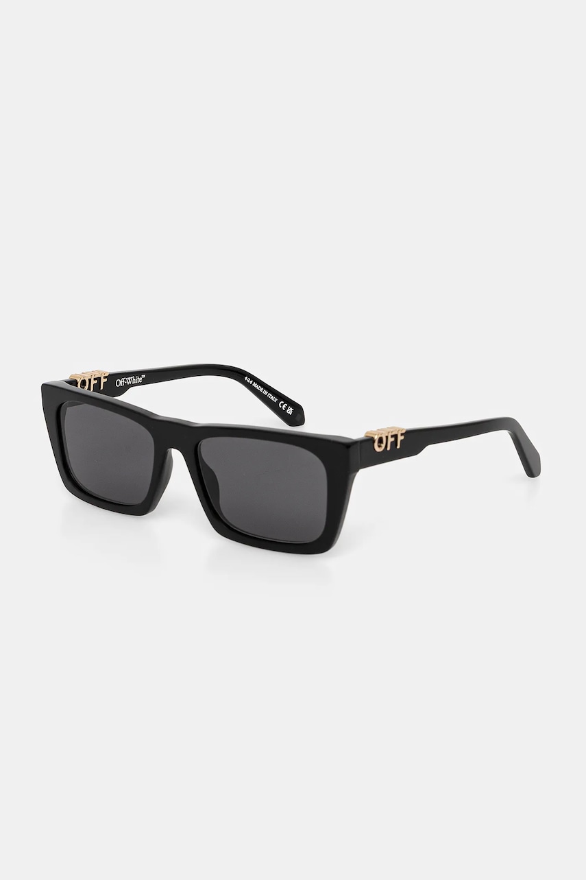 Slnečné okuliare Off-White Off-White Rectangular Sunglasses with OFF Logo Detail Čierna | OERI13E.561007, 0