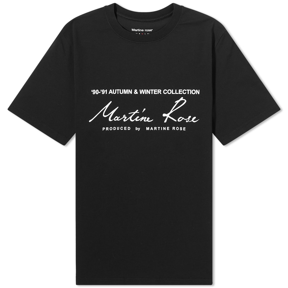 Tričko Martine Rose Martine Rose Classic Logo T-Shirt Čierna | CMR-603JC-BLACK, 0