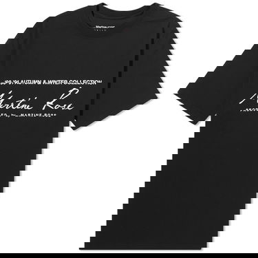 Tričko Martine Rose Martine Rose Classic Logo T-Shirt Čierna | CMR-603JC-BLACK, 0