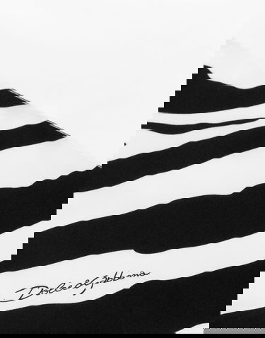 Home decor Dolce & Gabbana Cotton Sateen Zebra Print Flat Sheet Rôznofarebný | TCE047TCAKFUZ024, 2