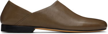 Tenisky a topánky LEMAIRE LEMAIRE Leather Slippers Zelené | FO0144 LL0043, 0