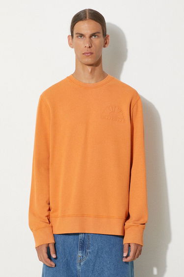 Mikina WOOD WOOD Hugh Embossed Sweatshirt Oranžová | 12315602.2474, 0