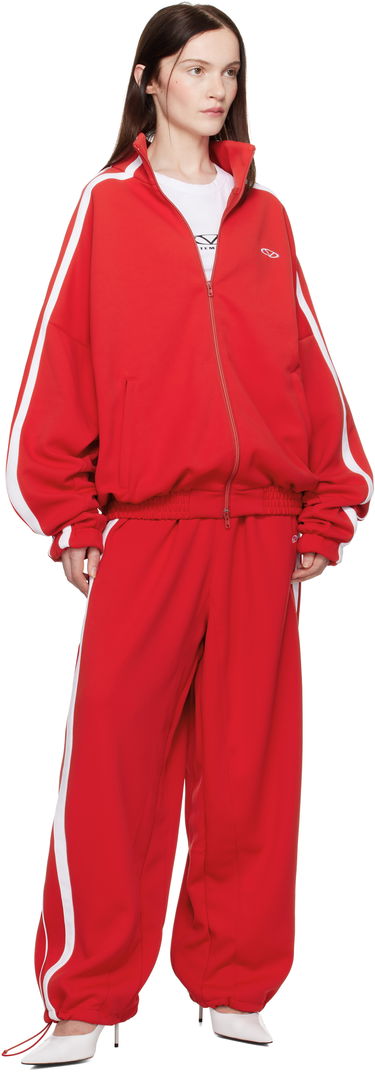 Bunda VETEMENTS Vetements Oval Logo Track Jacket Červená | UA66JA360R, 3