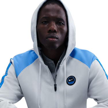 Mikina Nike Nike Club Full-Zip Hoodie Biela | ih4285-025, 4