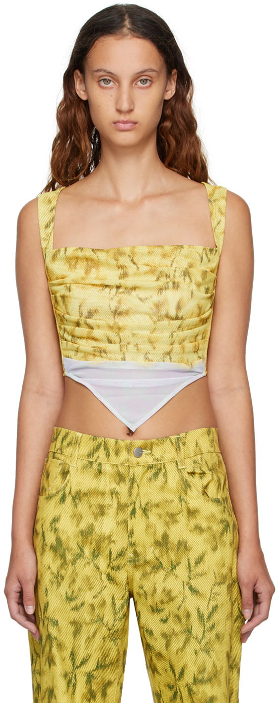 Tielko Miaou Miaou Tati Tank Top Žltá | 7031PM2SBD, 0