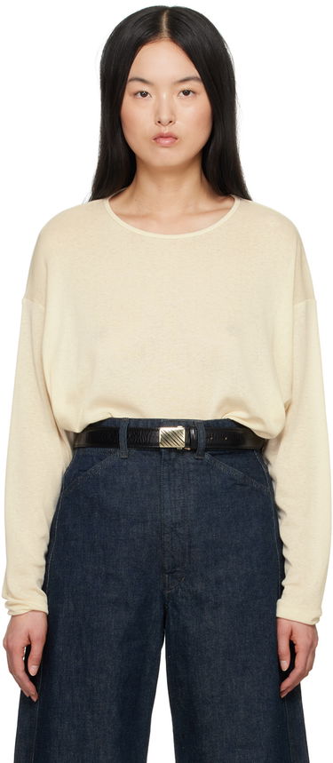Tričko LEMAIRE Long Sleeve T-Shirt Béžová | TO1220 LK1015, 0