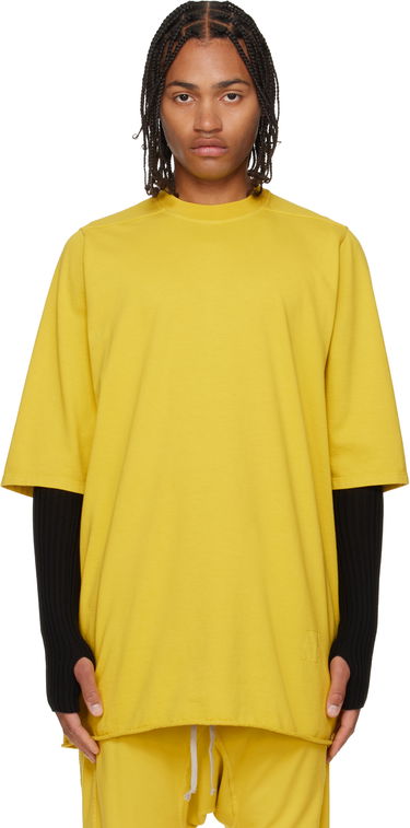 Tričko Rick Owens Concordians Jumbo SS T-shirt Žltá | DU02E7274 RIG, 0