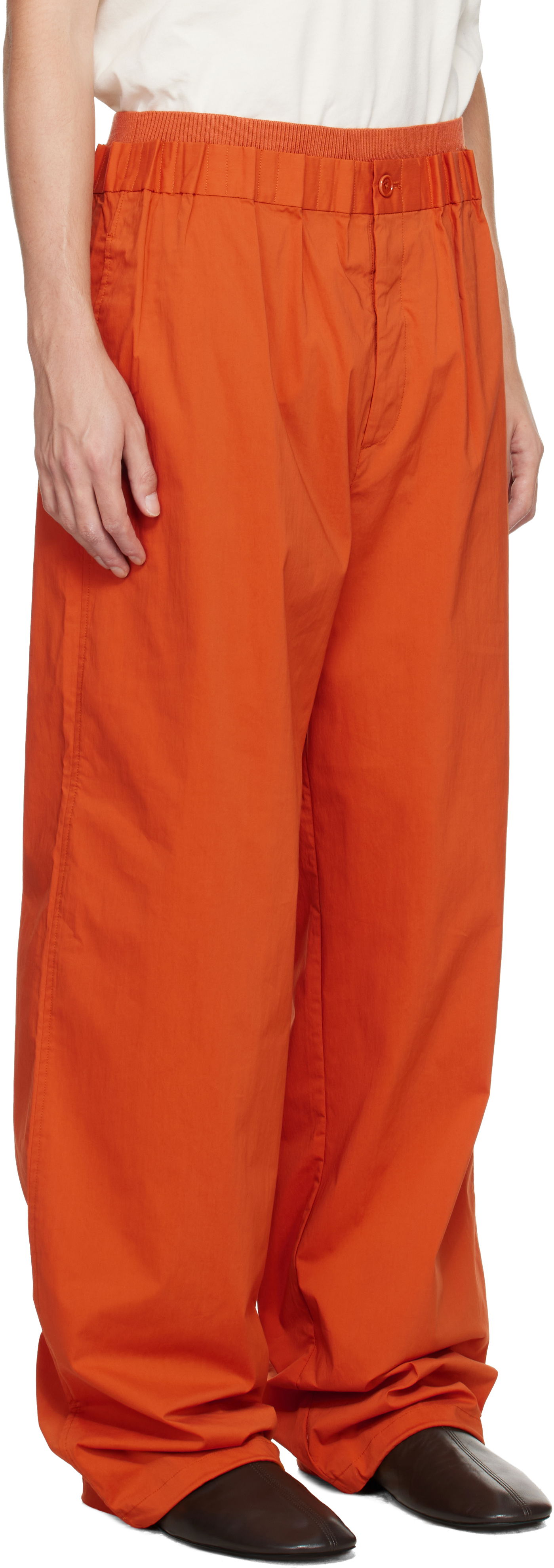 Tepláky JW Anderson JW Anderson Gathered Waist Sweatpants Oranžová | TR0411-PG1838, 1