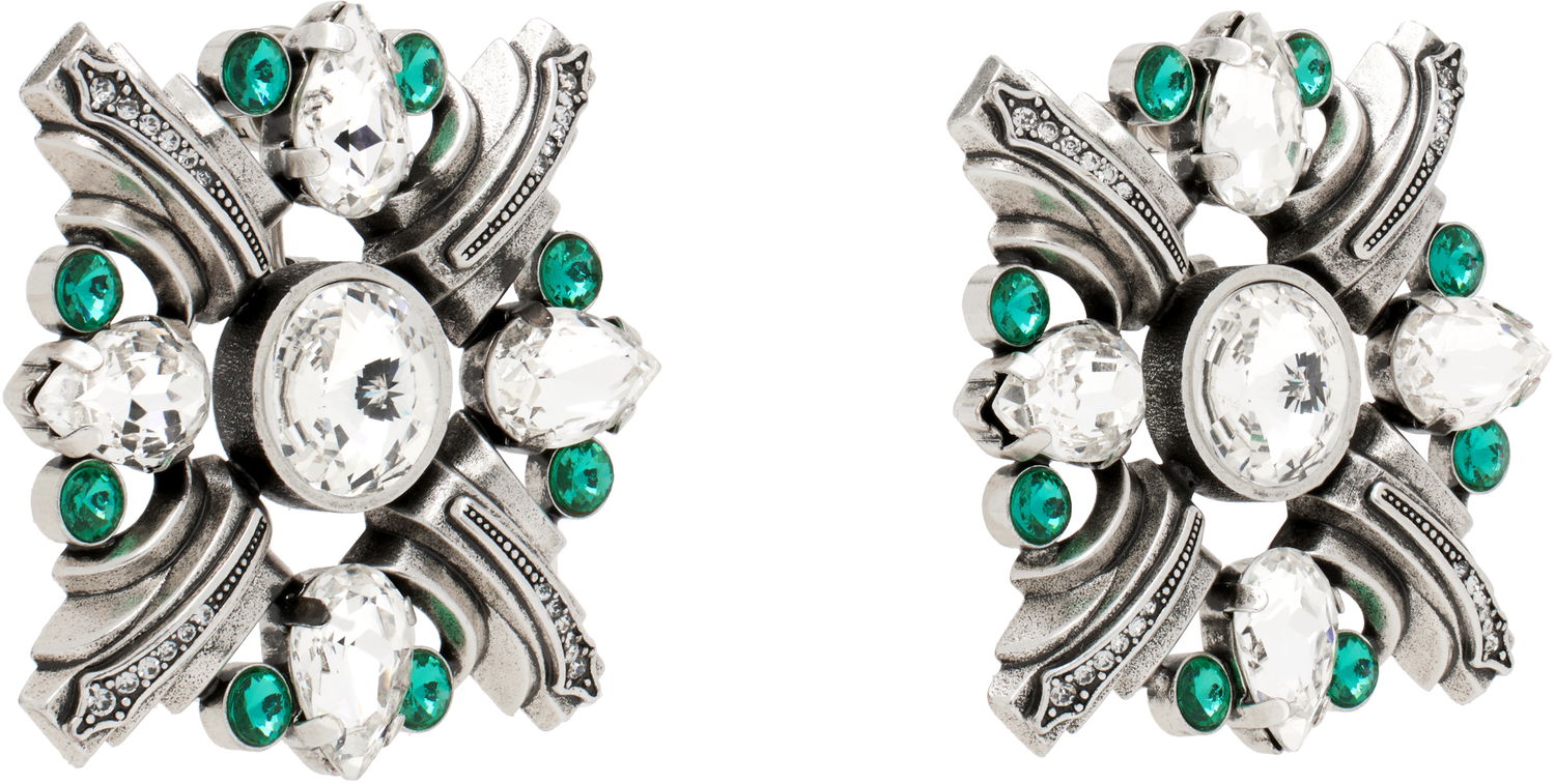 Spona Area AREA Crystal Brooch Earrings Metalická | RS25AWJW0043OT01, 1