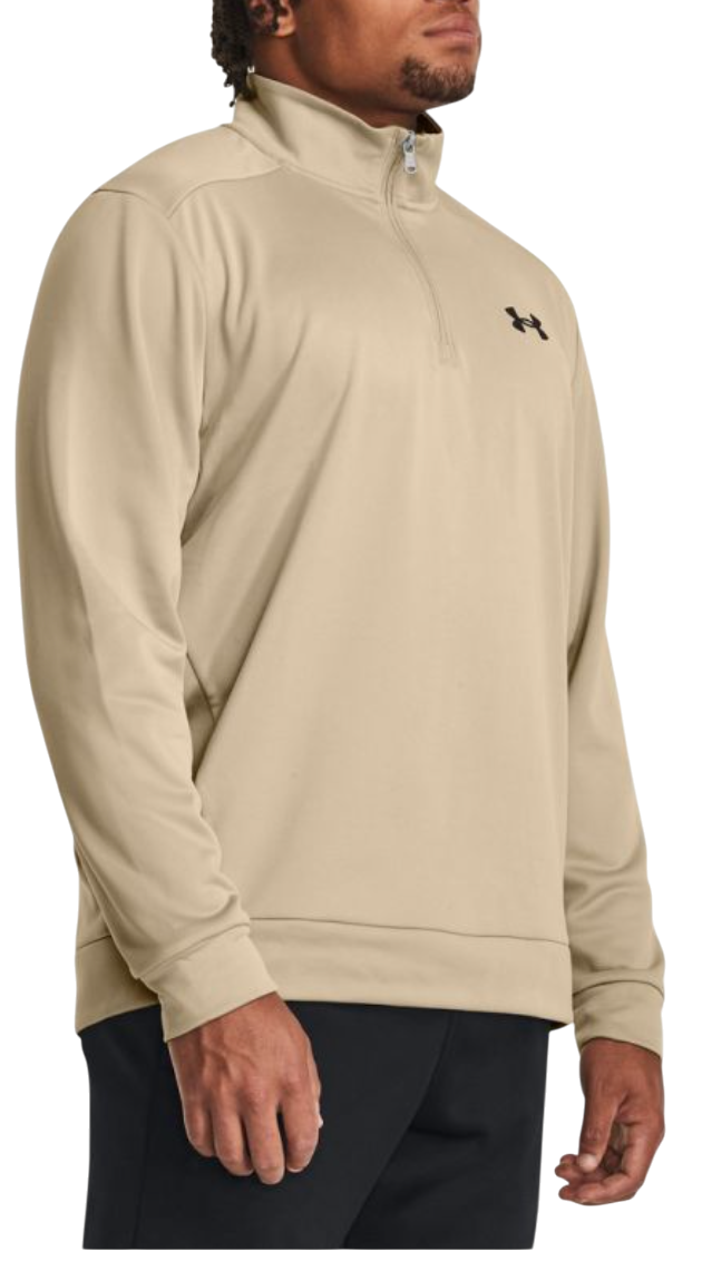 Mikina Under Armour Armour Fleece 1/4 Zip Pullover Béžová | 1373358-299, 0