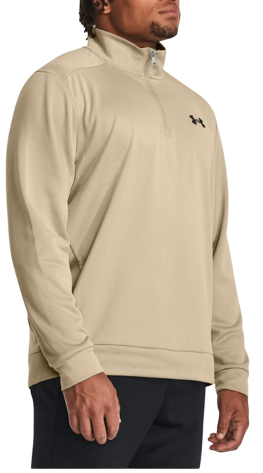 Mikina Under Armour Armour Fleece 1/4 Zip Pullover Béžová | 1373358-299, 0