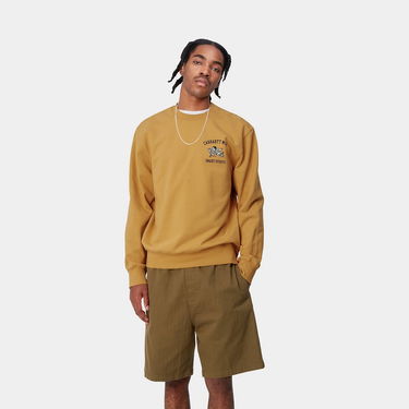 Sveter Carhartt WIP Smart Sports Crewneck Oranžová | I033239_1ZE_XX, 1