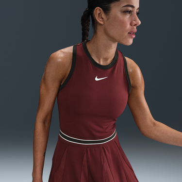 Šaty Nike NikeCourt Slam Dri-FIT Tennis Dress Vínová | FZ6742-619, 0