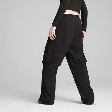 Cargo nohavice Puma WARDROBE ESS Cargo Track Pants Čierna | 629756_01, 4
