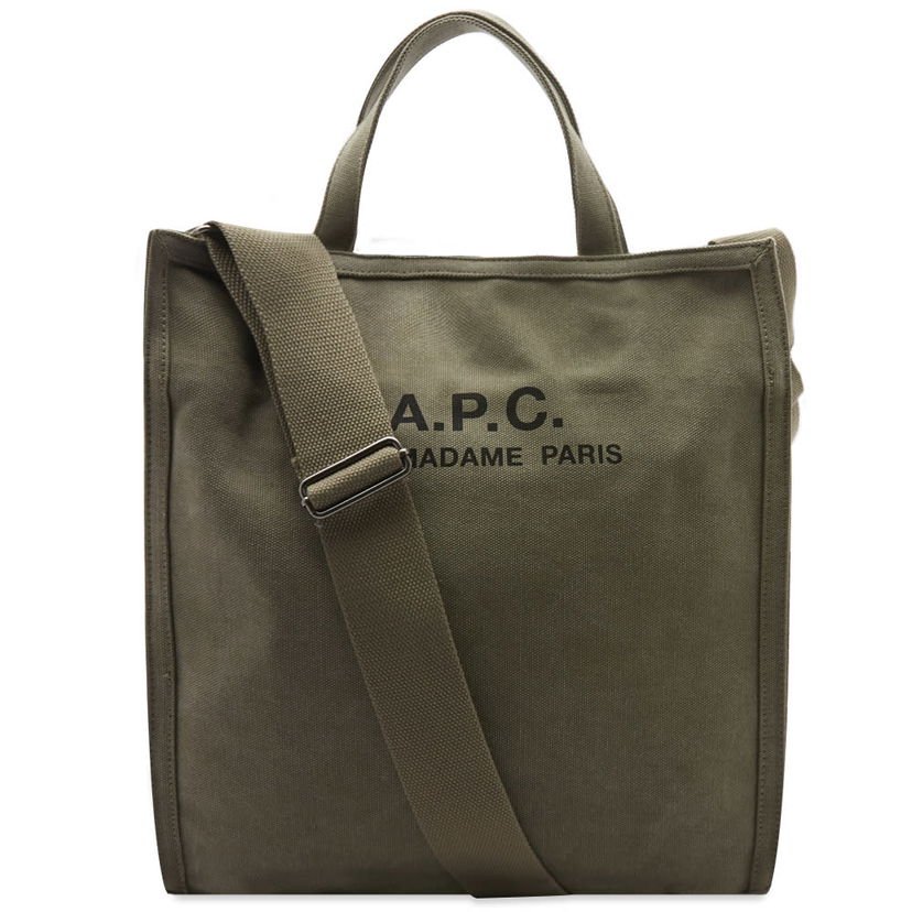 Tote bag A.P.C. Recuperation Heavy Canvas Tote Bag Zelené | CODBM-H61318-JAA