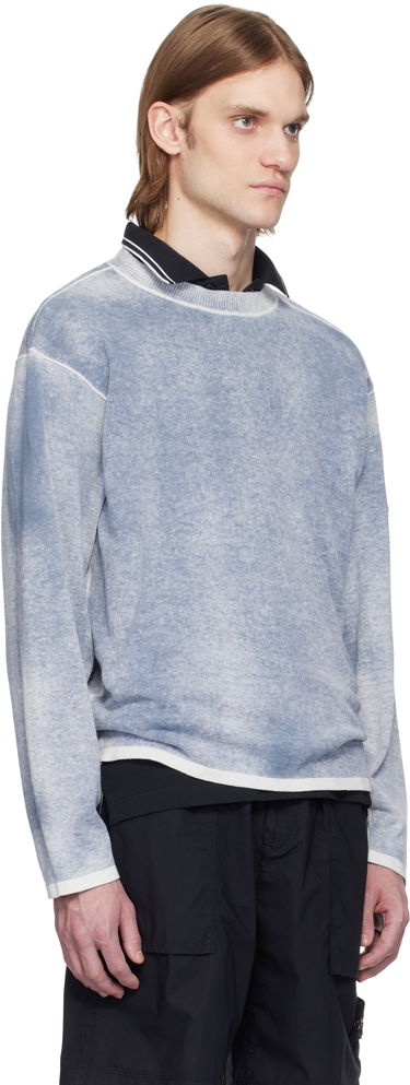 Sveter Stone Island Stone Island Raw Hand Light Organic Cotton Sweater Modrá | K1S15 5100030 S00Z2, 1
