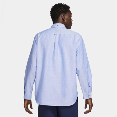 Košeľa Nike Life Long-Sleeve Oxford Button-Down Shirt Modrá | FN3125-101, 4