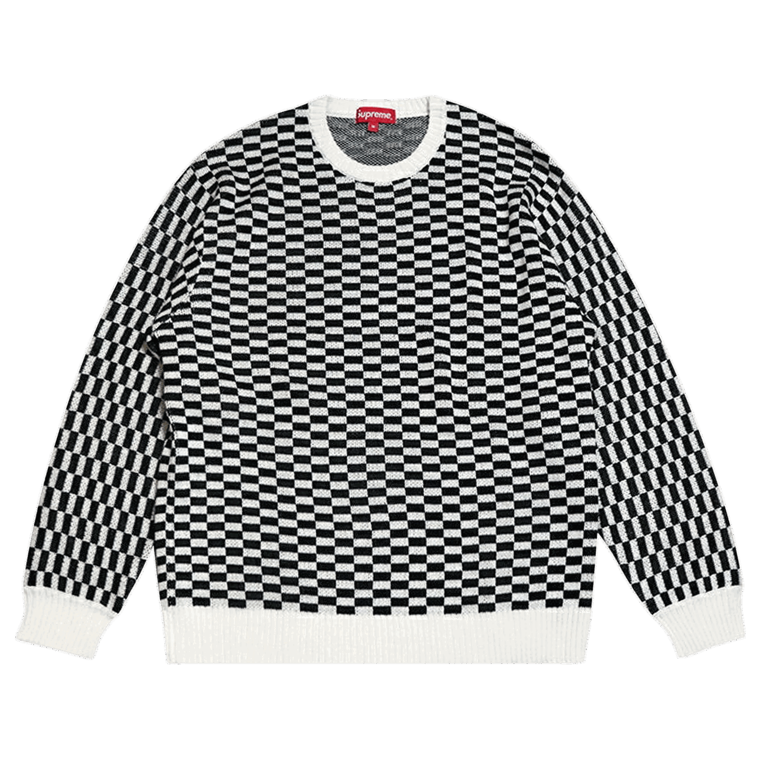 Sveter Supreme Back Logo Sweater Rôznofarebný | SS20SK4 CHECKERBOARD, 0