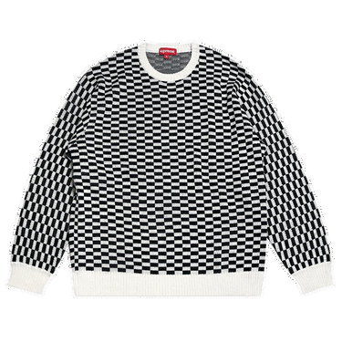 Sveter Supreme Back Logo Sweater Rôznofarebný | SS20SK4 CHECKERBOARD, 0