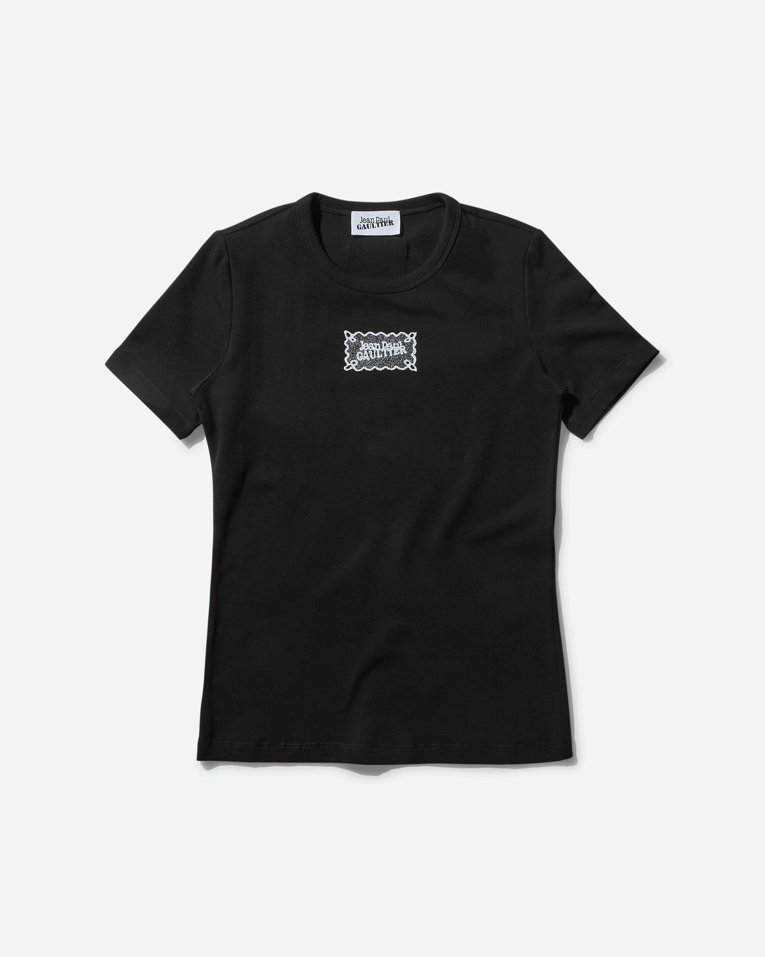 Tričko Jean Paul Gaultier Embroidered Logo Baby T-Shirt Čierna | 2431FTS091I-J056 0001, 1