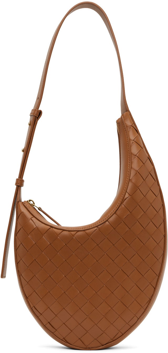 Taška cez rameno Bottega Veneta Small Drop Bag Hnedá | 755074 VCPP1, 0