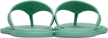Doplnky Versace Versace Alia Rubber Flat Sandals Zelené | 1016248_1A10983, 1