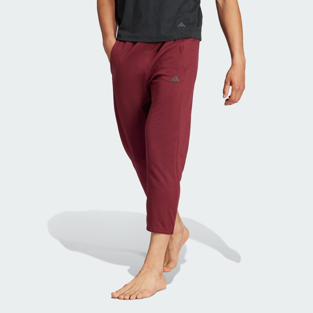 Nohavice a džínsy adidas Originals Yoga Training Červená | IB3483, 0