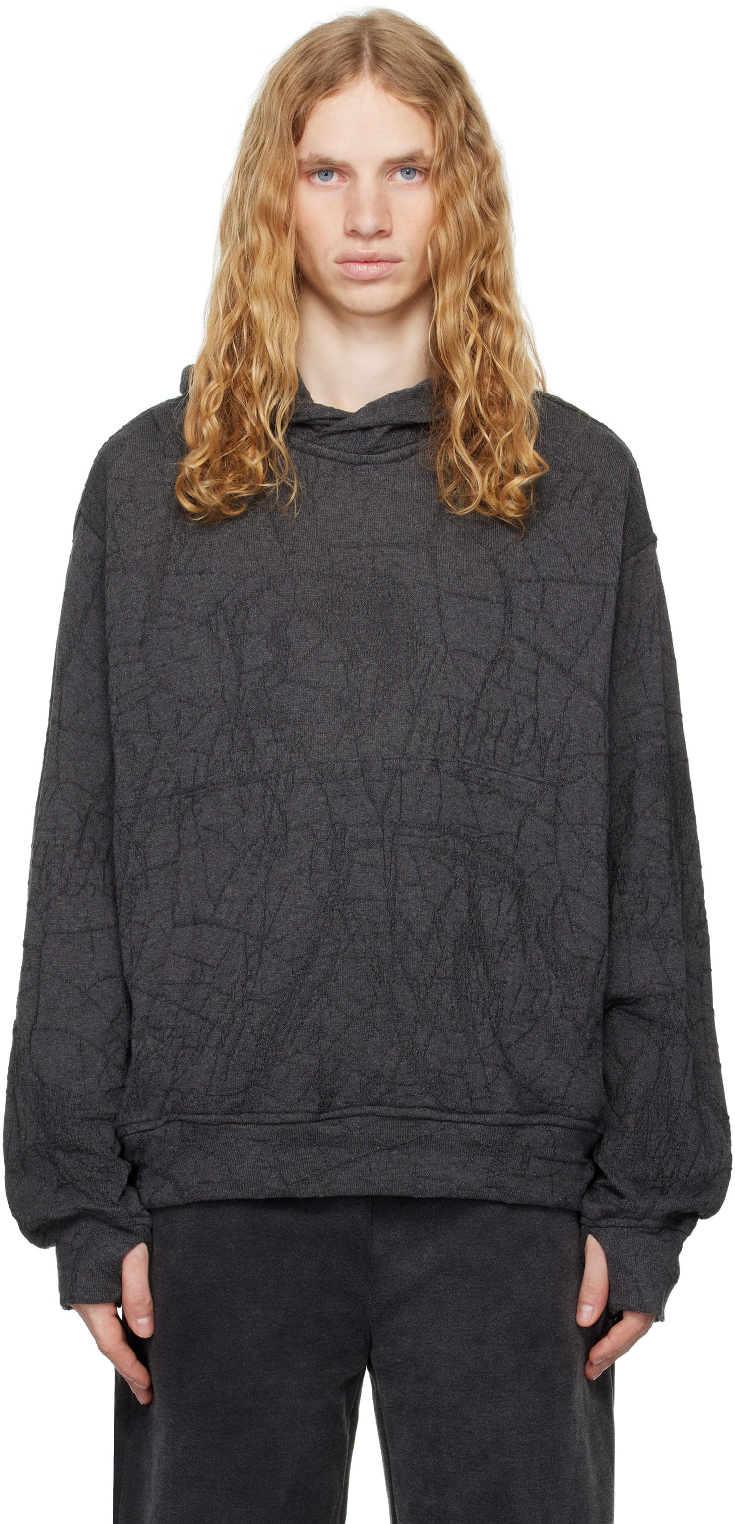 Mikina Serapis Knit Hoodie Šedá | FW24_KH_2, 0