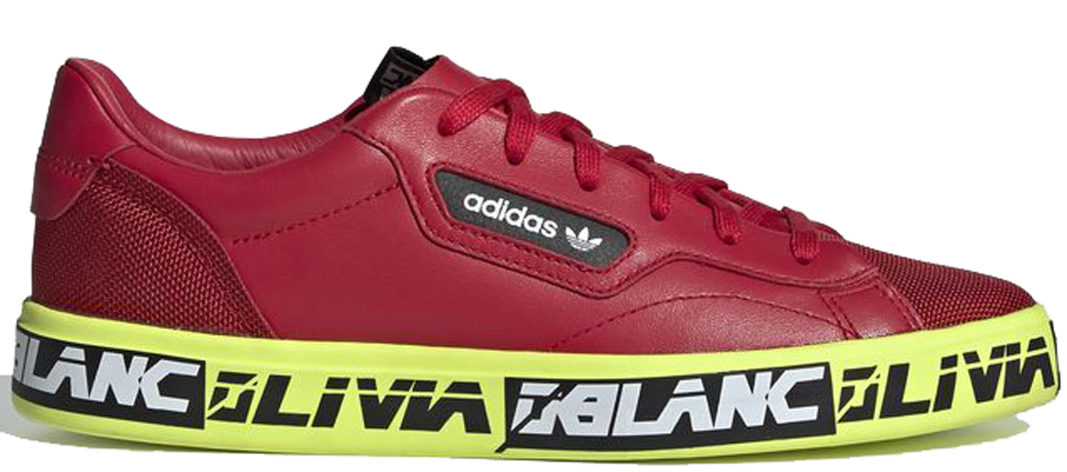 Tenisky a topánky adidas Originals Sleek Olivia LeBlanc W Červená | EF6556, 0