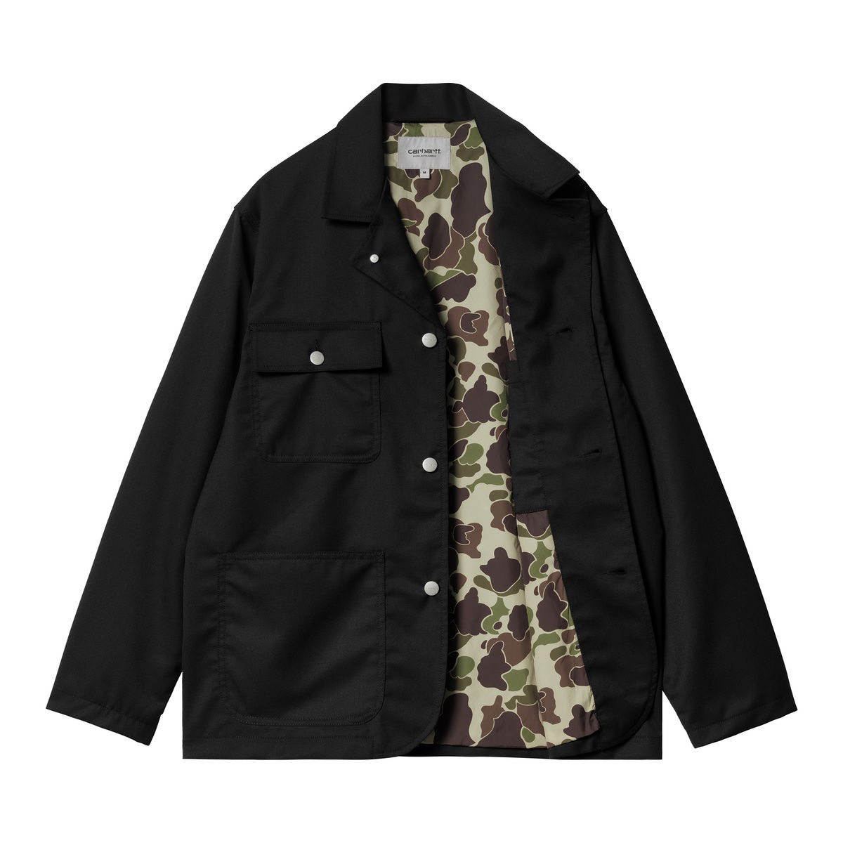 Black Canvas Chore Coat