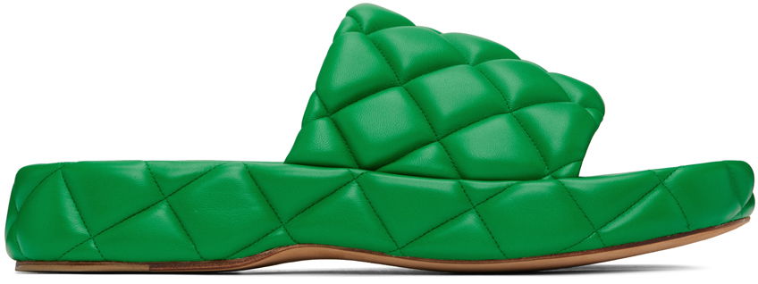 Tenisky a topánky Bottega Veneta Padded Sandals "Green" Zelené | 709004 VBRR0, 0