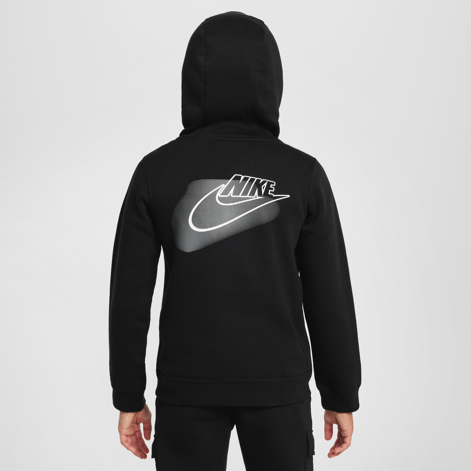 Mikina Nike Nike Sportswear Standard Issue Fleece Hoodie Čierna | HM4339-011, 1