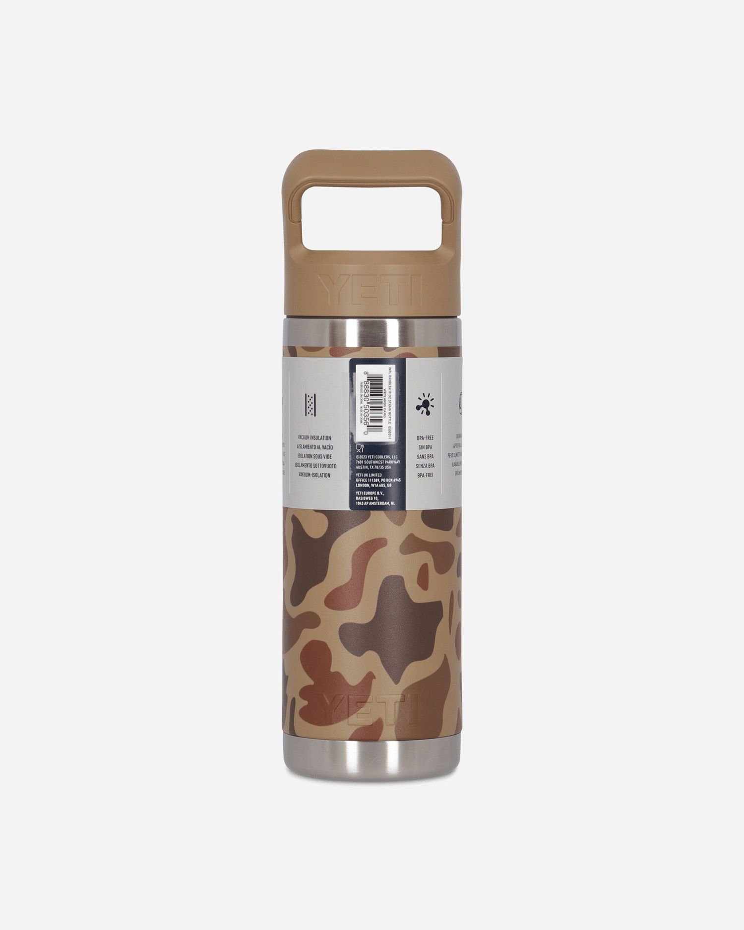 Fľaše YETI Water Bottle Wetlands Camo Hnedá | 70000005073 1, 0