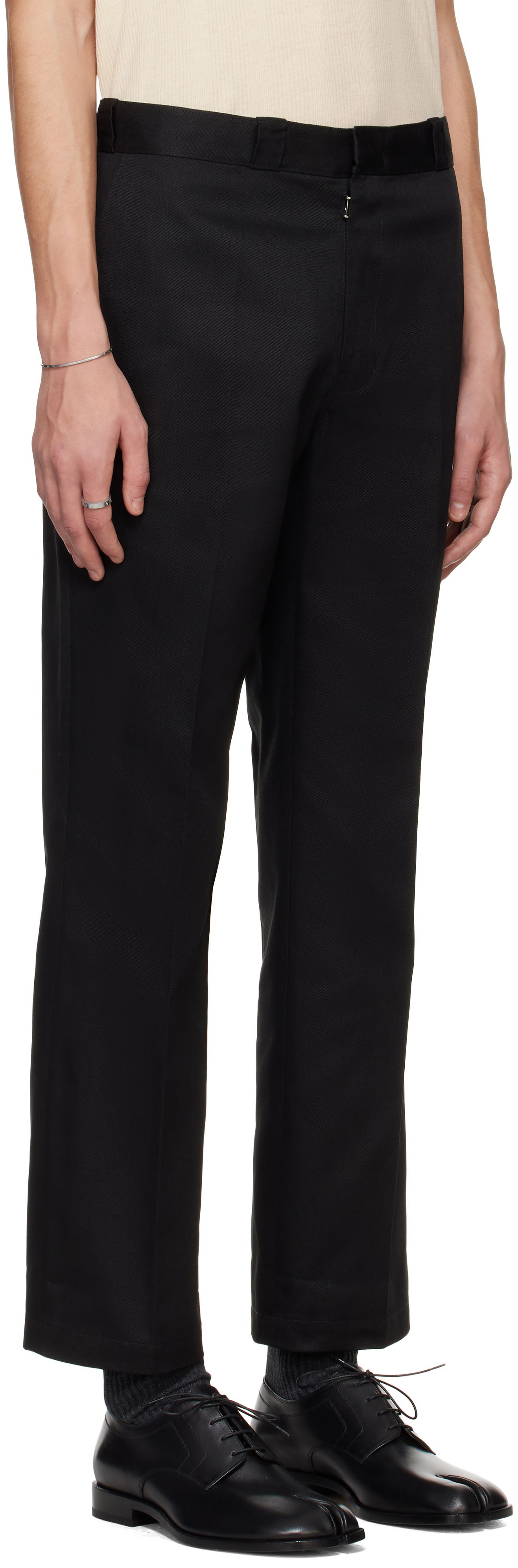 Nohavice Maison Margiela Maison Margiela Gabardine Trousers Čierna | S50KA0661 S54042, 1