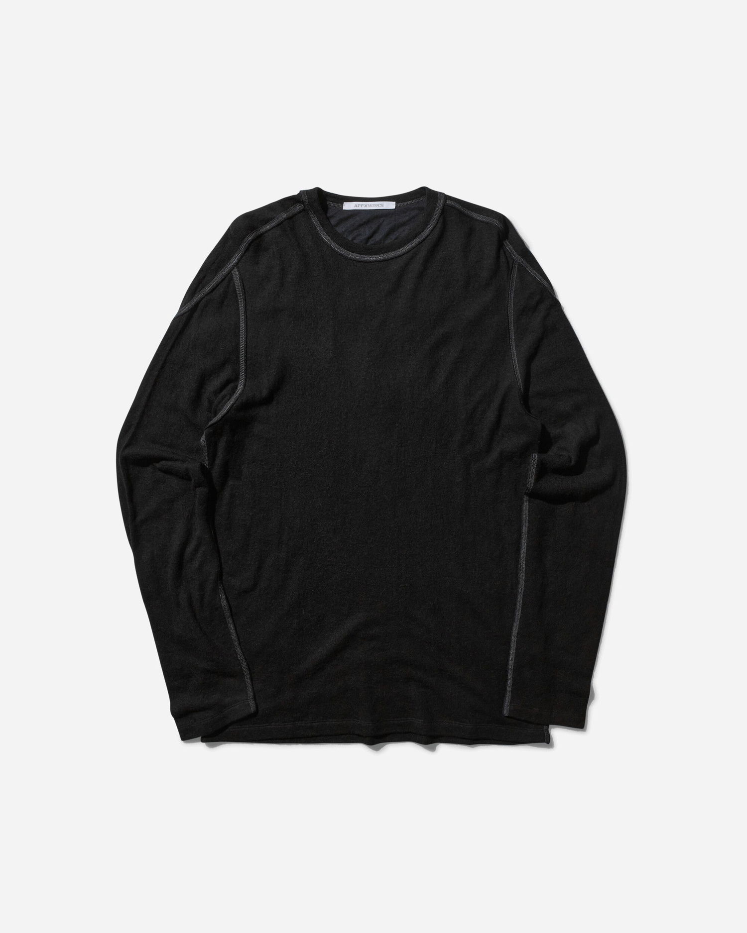 Sveter AFFXWRKS Reversible Boxed Pullover Čierna | 1584 BLGY, 1